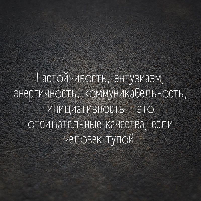 Настойчивость энтузиазм энергичностьіі уникабельность ИНИЦИатИВНОСТЬ ЭТО отрицательные качества если человек тупой