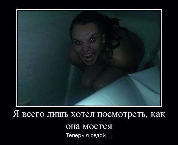 Я всего лишь хотел посмотреть, как она моется
Теперь я седой...