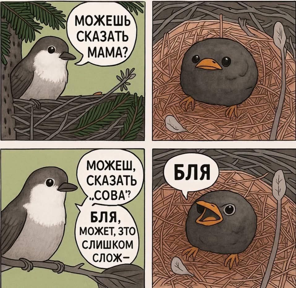 Можешь сказать мама?
Можешь сказать 