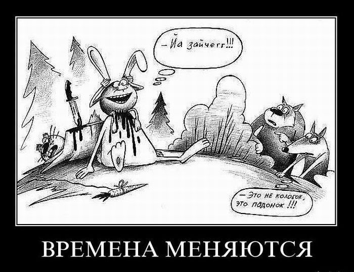 – Я зайчег!!!  – Это не холодок, это подонок !!!