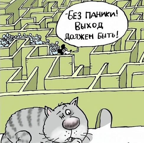 -БЕЗ ПАНИКИ! Выход должен быть!