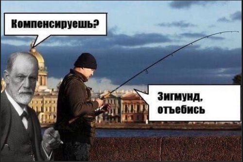 Компензируешь? Зигмунд, отъебись.
