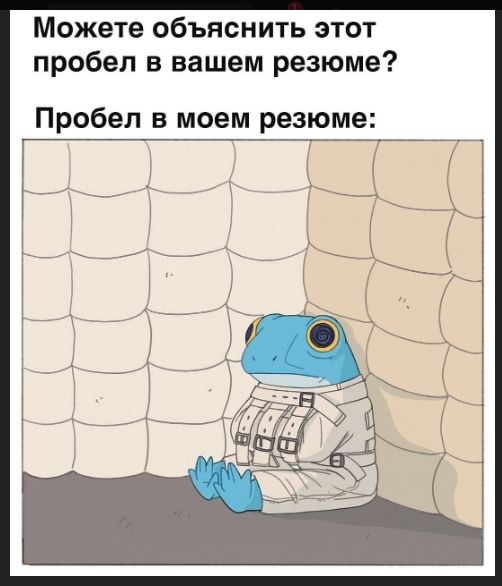 Можете объяснить этот пробел в вашем резюме? Пробел в моем резюме: