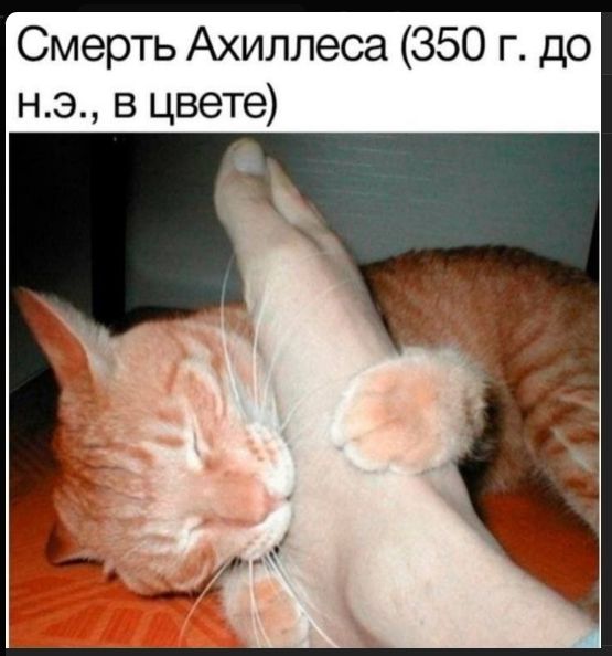 Смерть Ахиллеса (350 г. до н.э., в цвете)