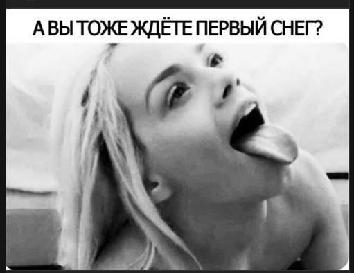 А ВЫ ТОЖЕ ЖДЁТЕ ПЕРВЫЙ СНЕГ?