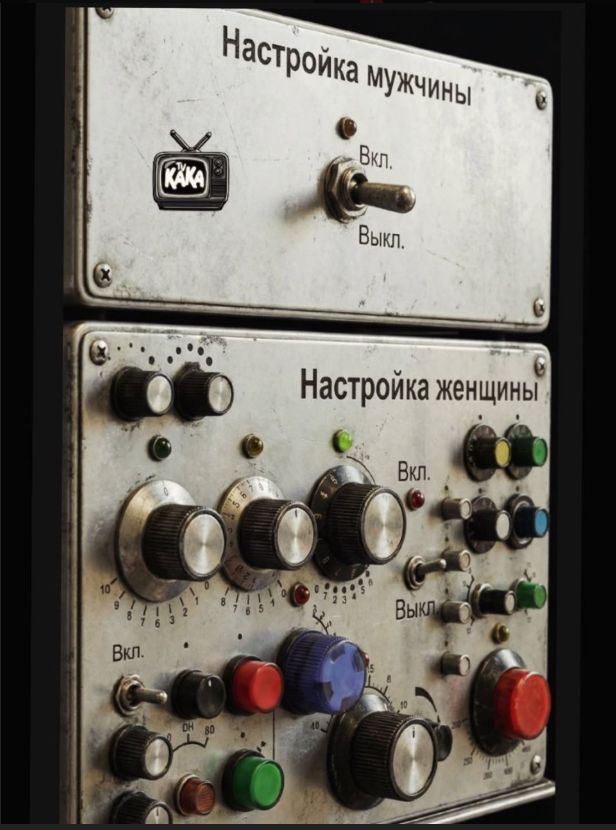 Настройка мужчины\nНастройка женщины