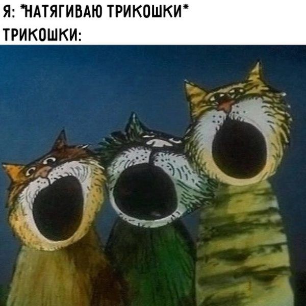 Я НАТЯГИВАЮ ТРИКОШКИ ТРИКОШКИ