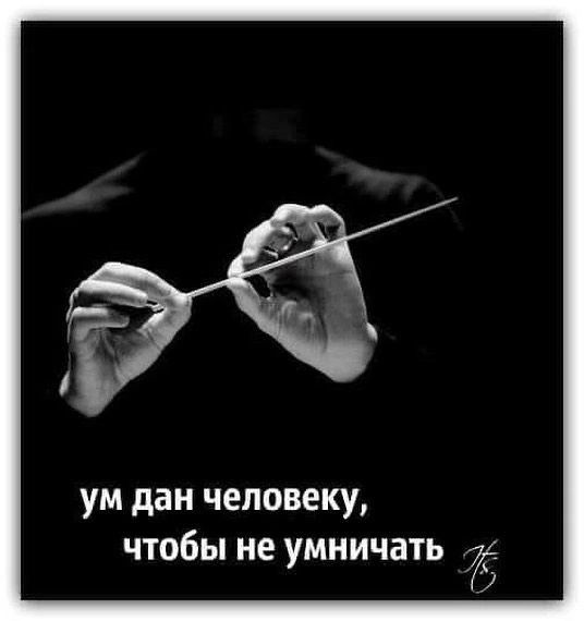 УМ дан ЧЕЛОВЕКУ ЧТОбЫ НЕ УМНИЧВТЬ 75
