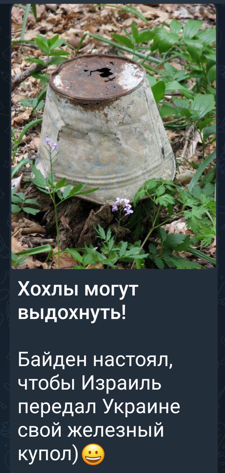 Хохлы могут выдохнуть Байден настоял чтобы Израиль передал Украине свой железный купол
