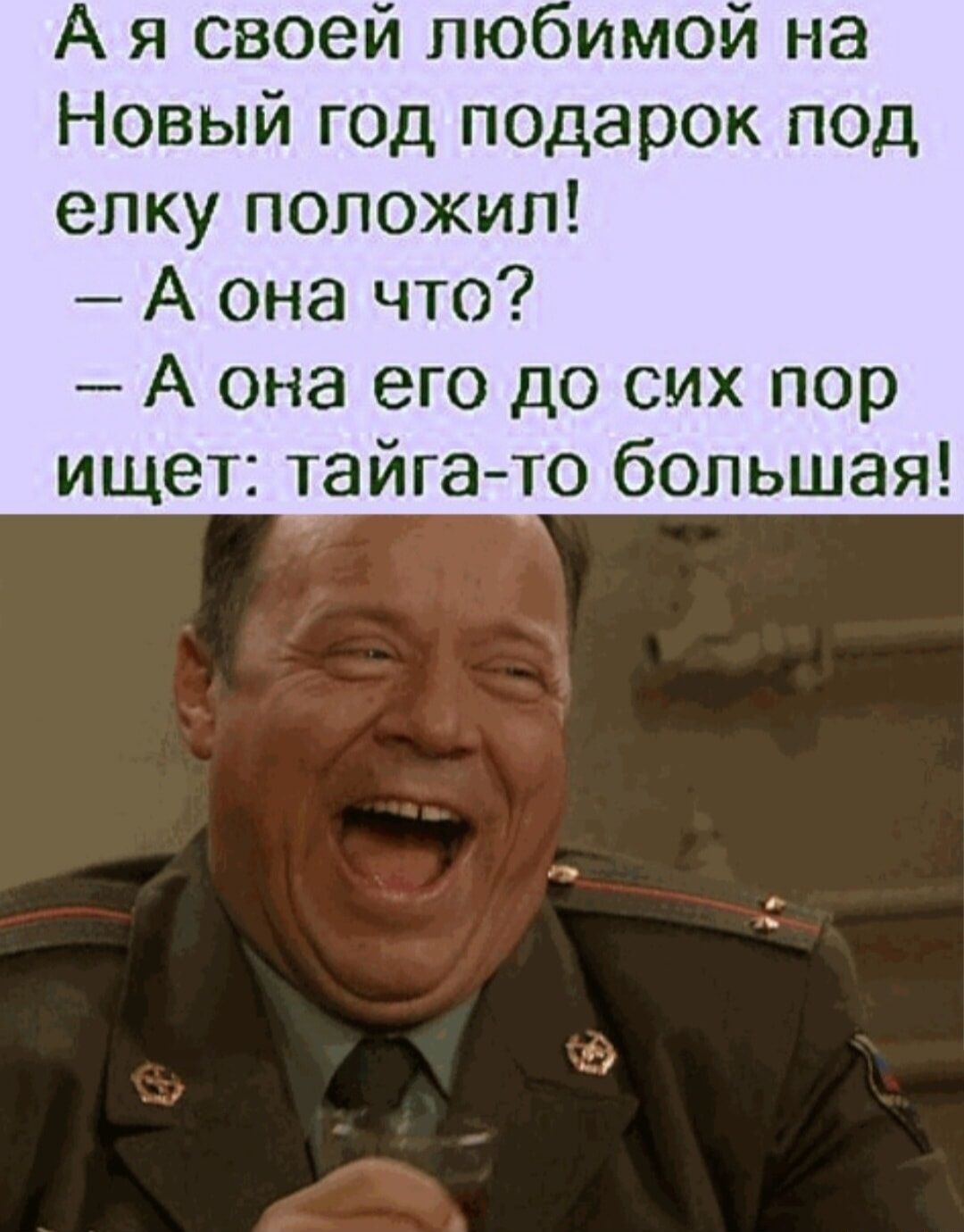 А я своей лютмой на Новый год подарок под елку положил А она что А она его до сих пор ищет тайгато большая