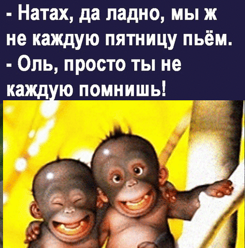 Натах да ладно мы ж не каждую пятницу пьём Оль просто ты не кажд юпомнишь 1 Ч _ и у 7 5 д д