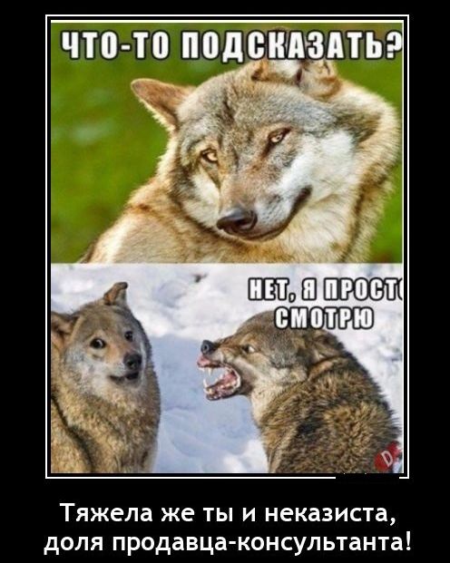 что Шподцщмть Тяжела же ты и неказиста доля продавца консультанта