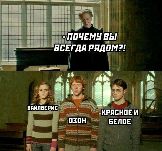 - ПОЧЕМУ ВЫ ВСЕГДА РЯДОМ?!
Вайлберис | Озон | Красное и Белое