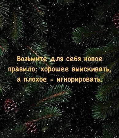 Возьмите для себя новое правило: хорошее выискивать, а плохое — игнорировать
