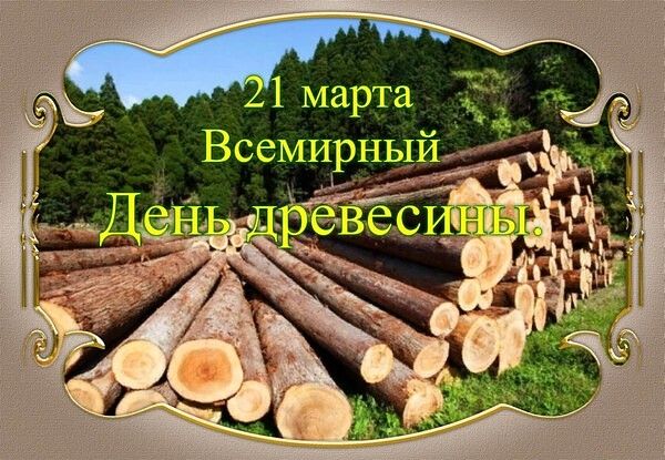 21 марта Всемирный День древесины.