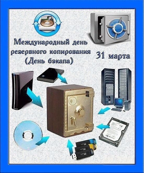 Международный день резервного копирования (День бэкапа) 31 марта