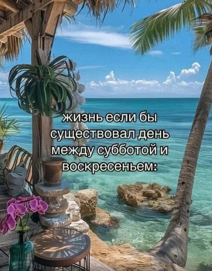 жизнь если бы существовал день между субботой и воскресеньем: