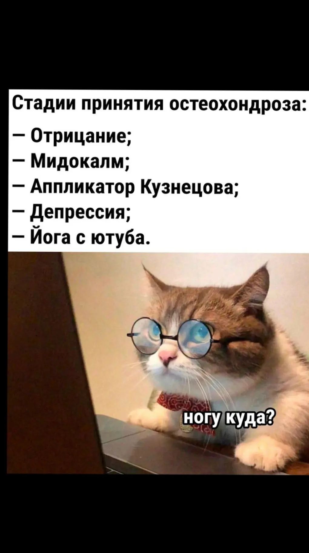 Стадии принятия остеохондроза Отрицание Мидокапм Аппликатор Кузнецова депрессия Йога с ютуба