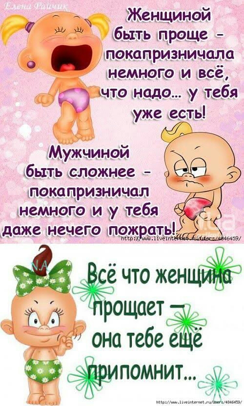 Женщиной Ё4 мбьпьь ттраще п _ тпокапризничала немногои все _ чю у 565 уже есть Мужчиной быть еложнее пакащризнинал немного м у тебя даже ненеге жажде