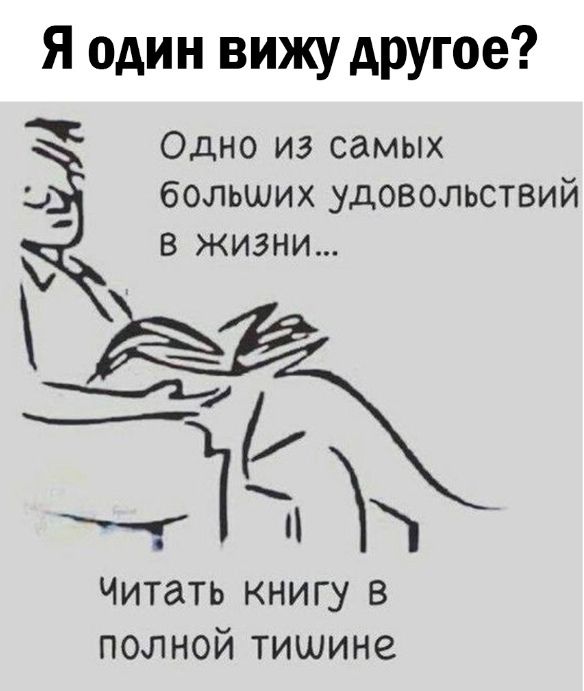 Я один вижу другое Одно из самых больших удовольствий _ В ЖИЗНИ Ч Читать книгу в полной тишине