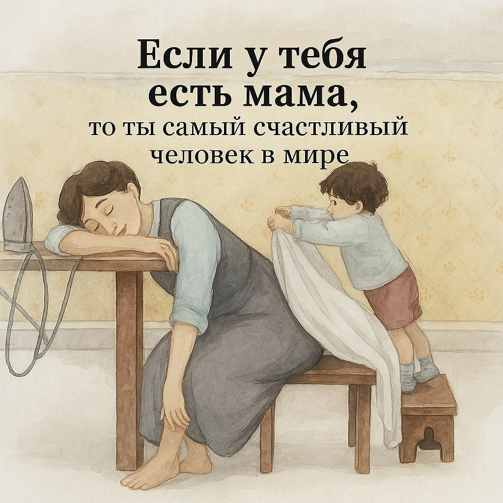 Если у тебя есть мама, то ты самый счастливый человек в мире