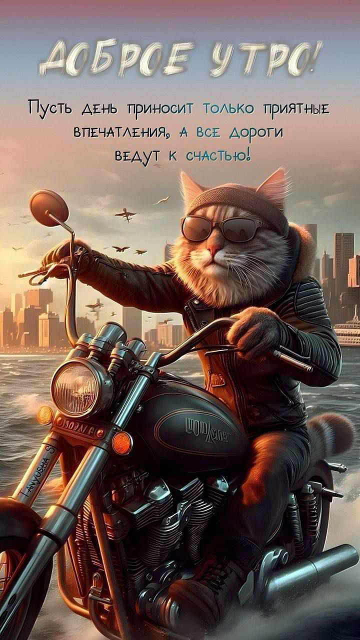 ДОБРОЕ УТРО! Пусть день приносит только приятные впечатления, а все дороги ведут к счастью!