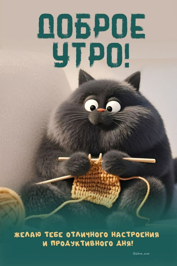 ДОБРОЕ УТРО! Желаю тебе отличного настроения и продуктивного дня!