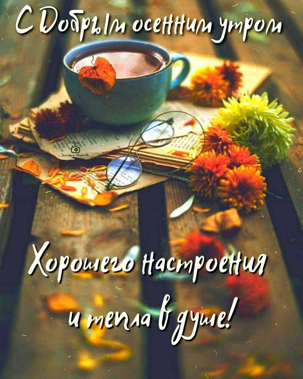С Добрым осенним утром Хорошего настроения и тепла в душе!