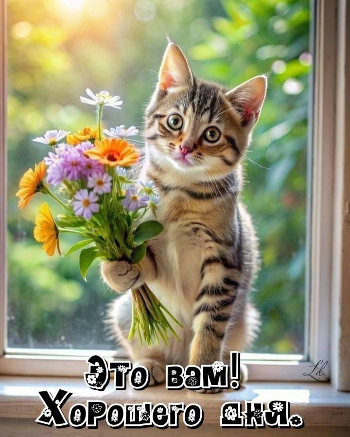 Это вам! Хорошего дня.