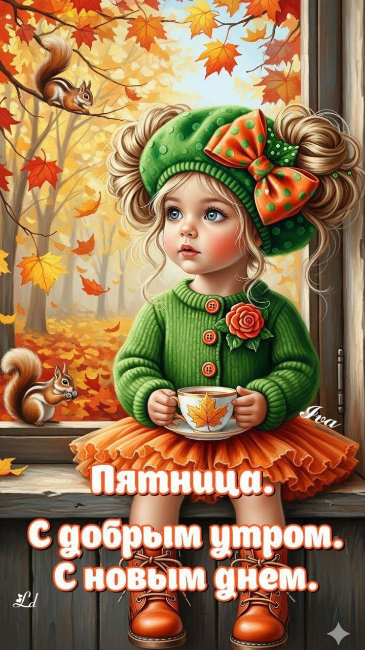 Пятница. С добрым утром. С новым днем.