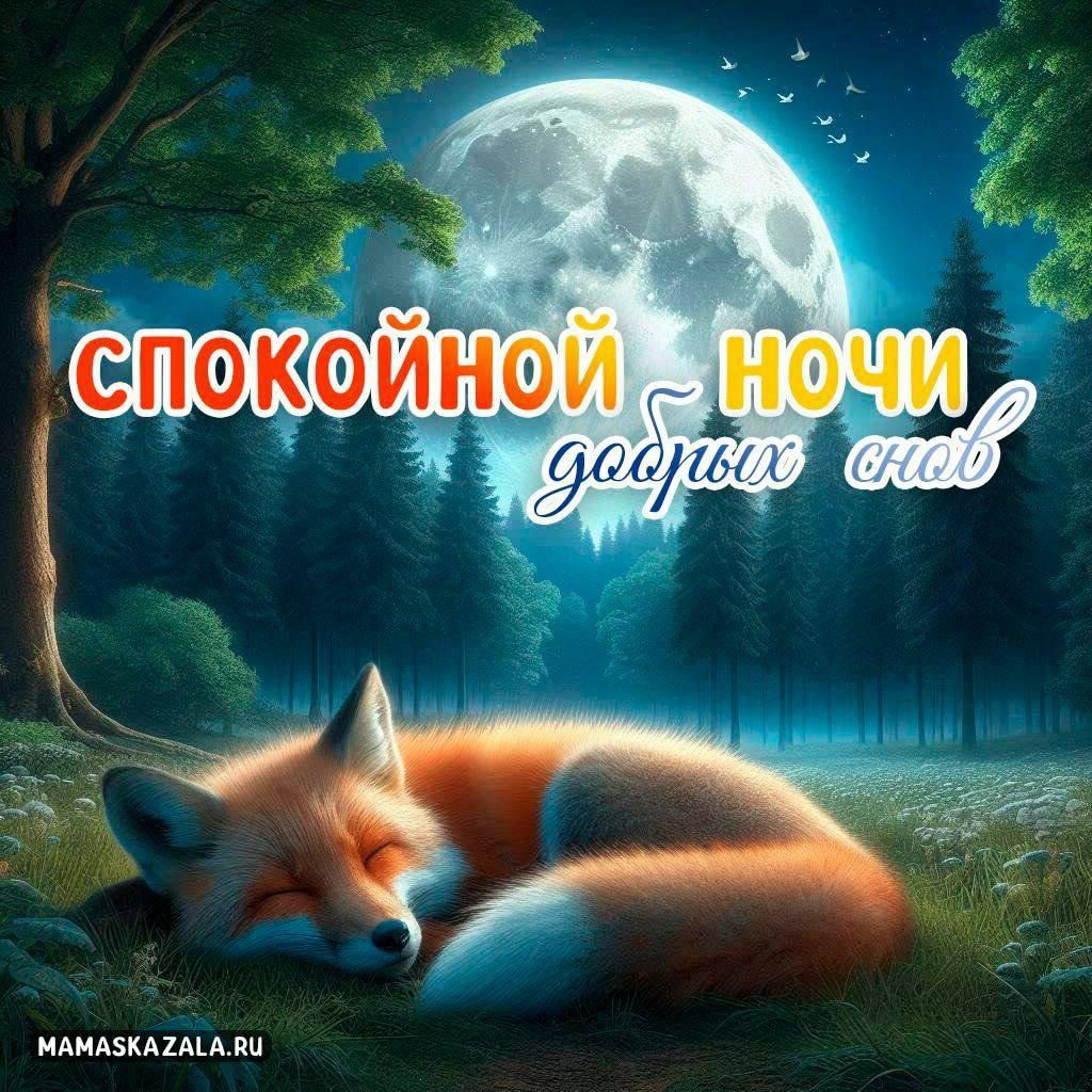 СПОКОЙНОЙ НОЧИ добрых снов MAMASKAZALA.RU