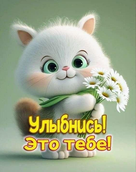 Улыбнись! Это тебе!