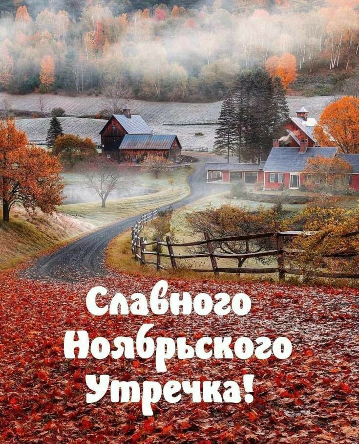 Славного Нольбрьского Утречка!