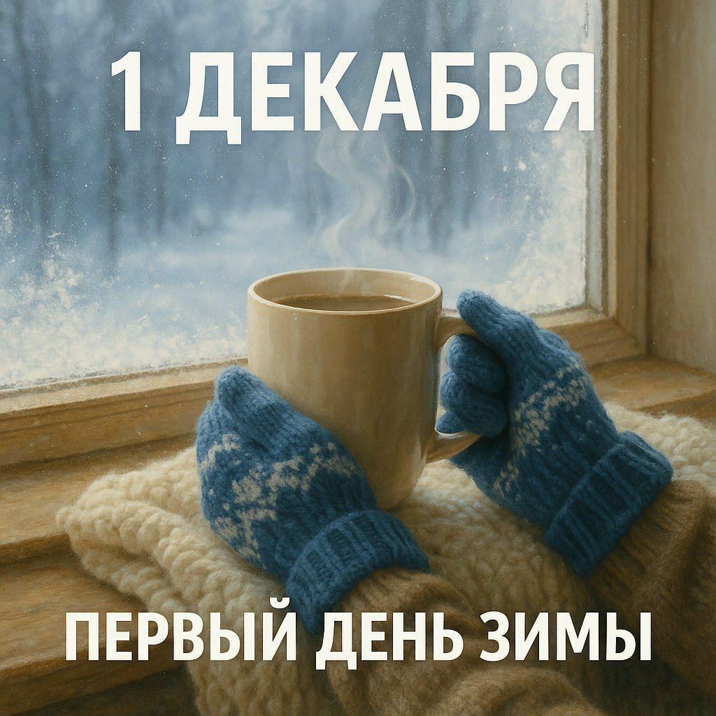 1 ДЕКАБРЯ
ПЕРВЫЙ ДЕНЬ ЗИМЫ