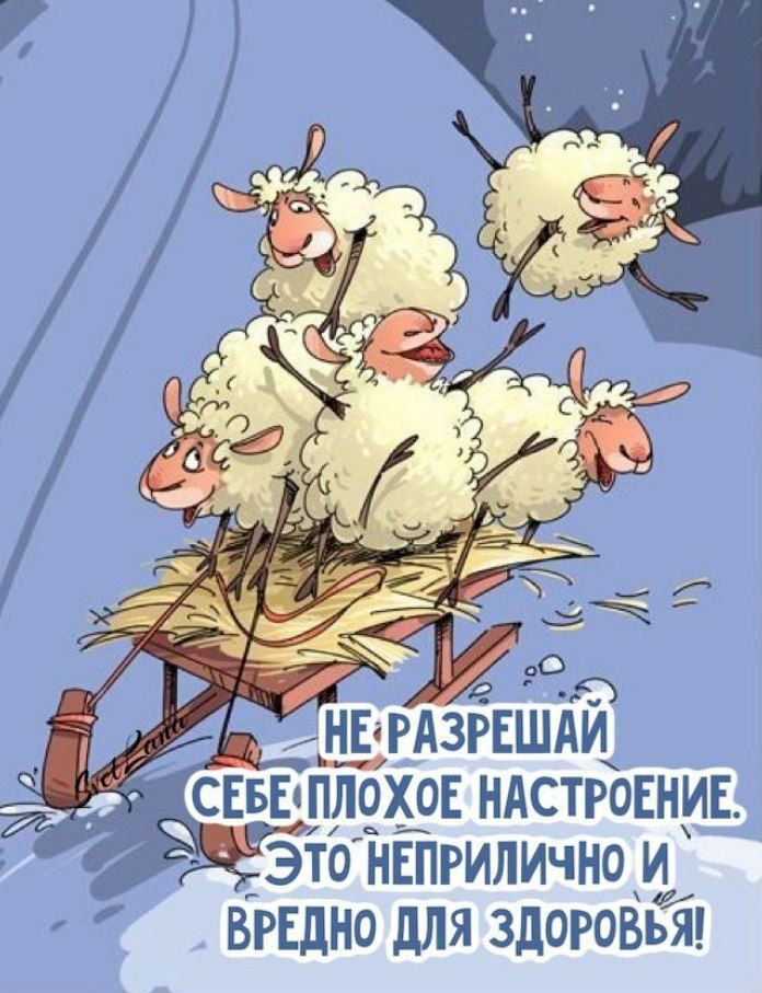 Не разрешай себе плохое настроение, это неприлично и вредно для здоровья!