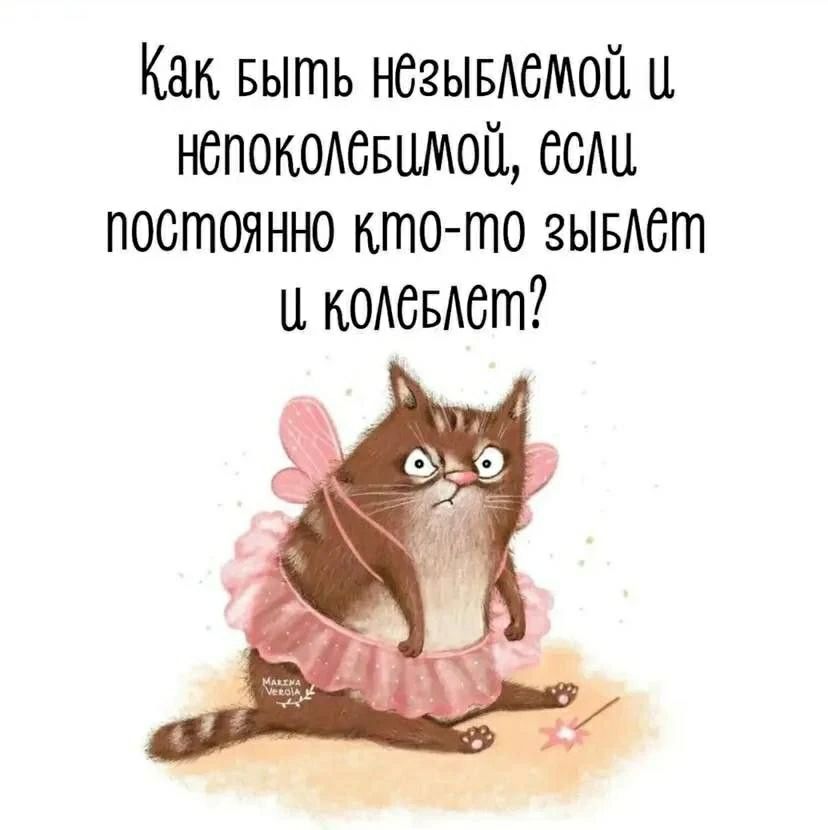 Как быть незыблемой и непоколебимой, если постоянно кто-то зыблет и колеблет?