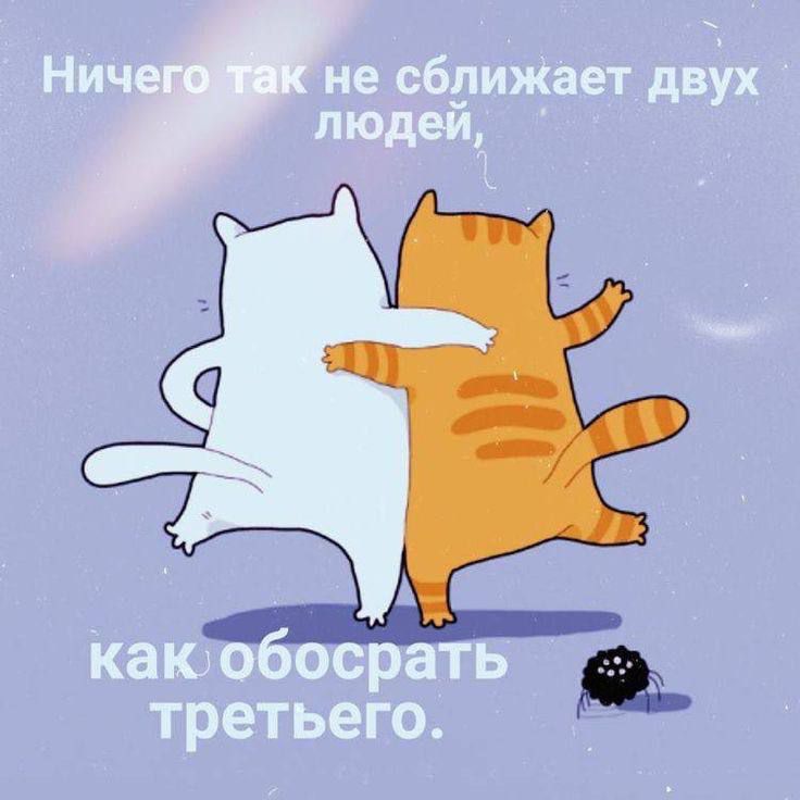 Ниче не сбдижает двУх каюобосрать _ третьего