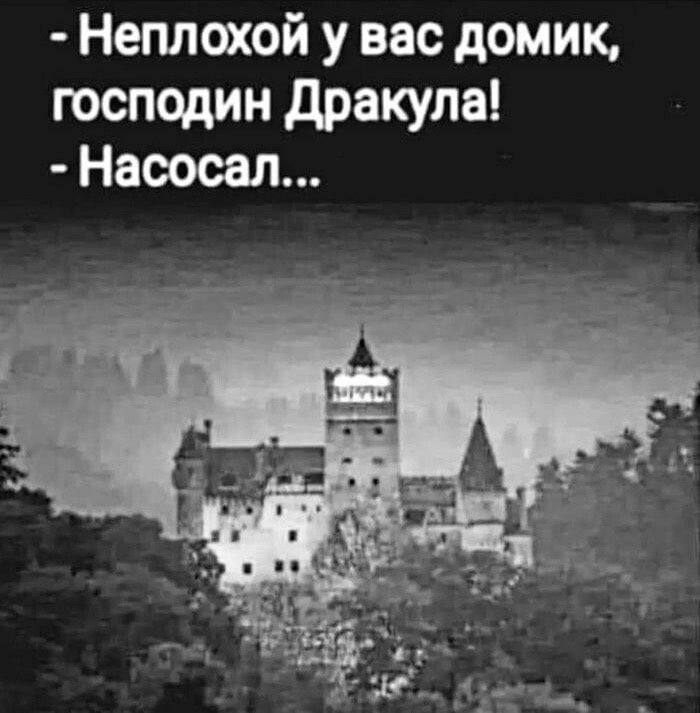 Неплохой у вас домик господин дракула Наоосал