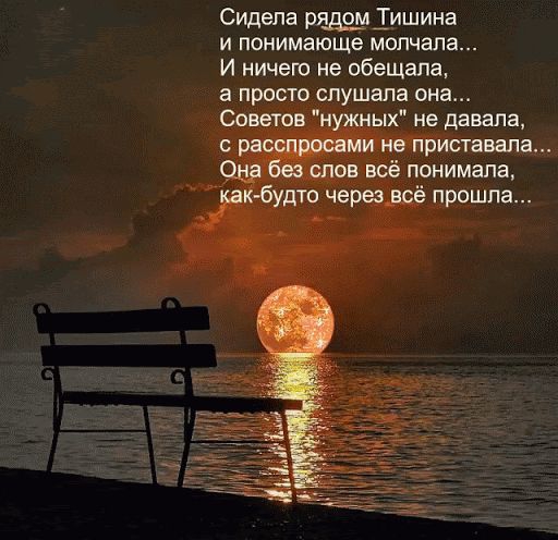 Сидела рядсддіишина и понимающе молчала И ничего не обещала а просто спушапа она