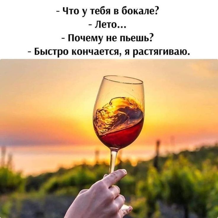 Что у тебя в бокале Лет Почему не пьешь Быстро кончается я растягиваю
