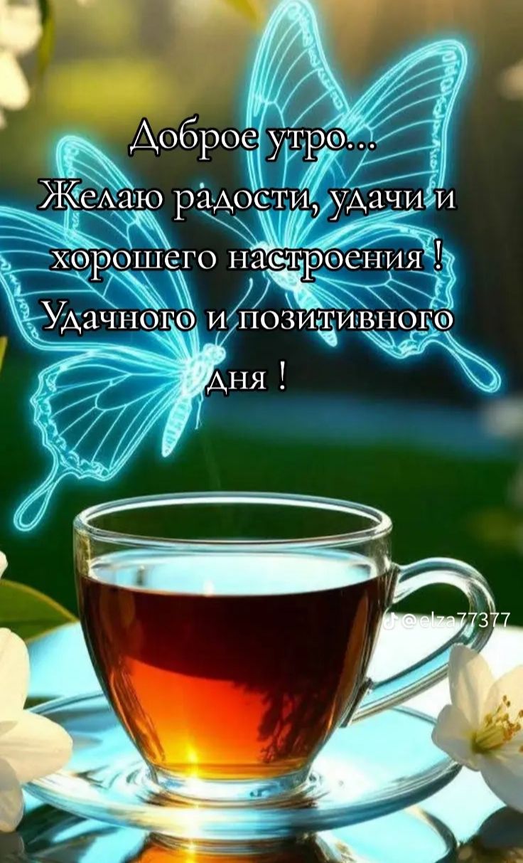 Доброе утро... Желаю радости, удачи и хорошего настроения ! Удачного и позитивного дня !