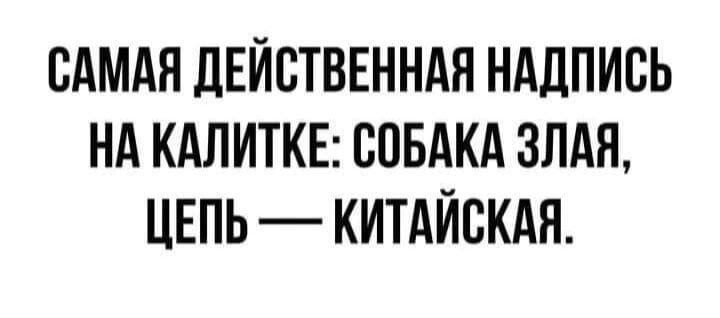 САМАЯ ЦЕЙВТВЕННАЯ НАДПИСЬ НА КАЛИТКЕ СОБАКА ЗЛАН ЦЕПЬ КИТАЙСКАЯ