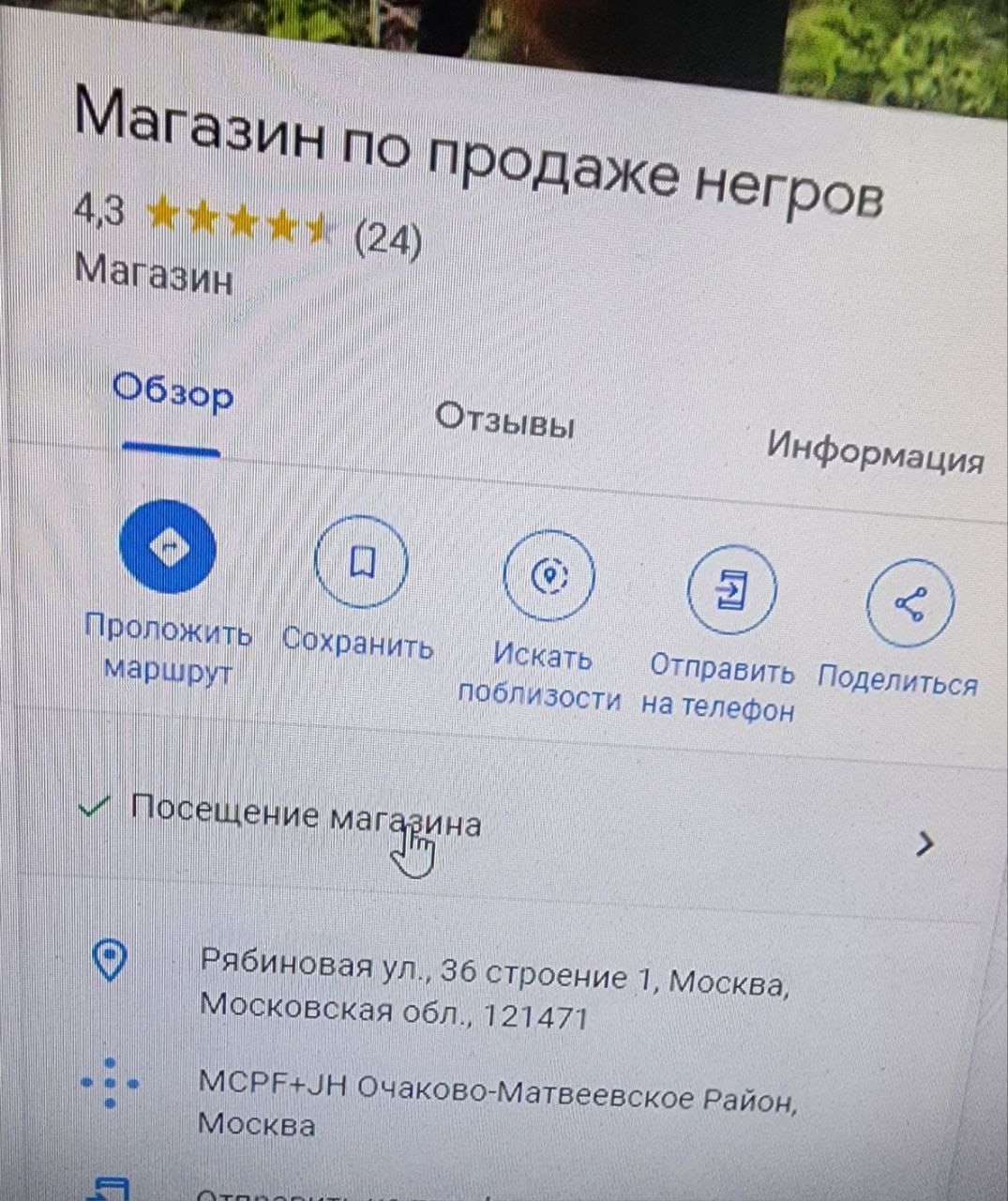 Отзывы Обзор _ о Припожм Сохпдить мавшвуч Информация ткаь ь Правит Пэдди от на темам Посещение магазина Рябимовая уп 35 строение Масква Московская 161 21471 мсргчн ОчаковамдтвгенсусеРайан Москва