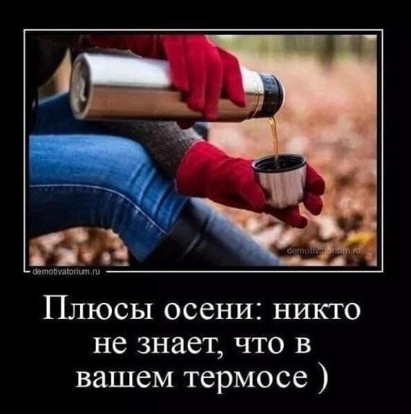 Плюсы осени никто не знает что в вашем термосе
