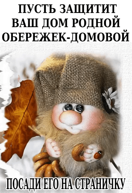ПУСТЬ ЗАЩИТИТ ВАШ ДОМ РОДНОИ ОБЕРЕЖЕК ДОМОВОИ ПОСАДИ ЕГО НА СТРАНИЧКУ