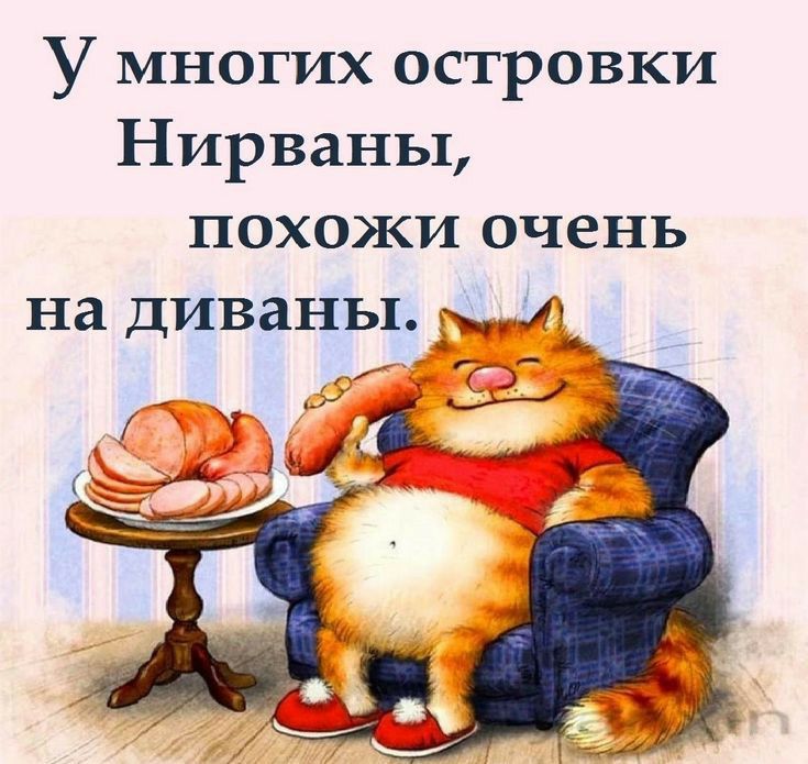 У многих островки Нирваны похожи очень на диваны
