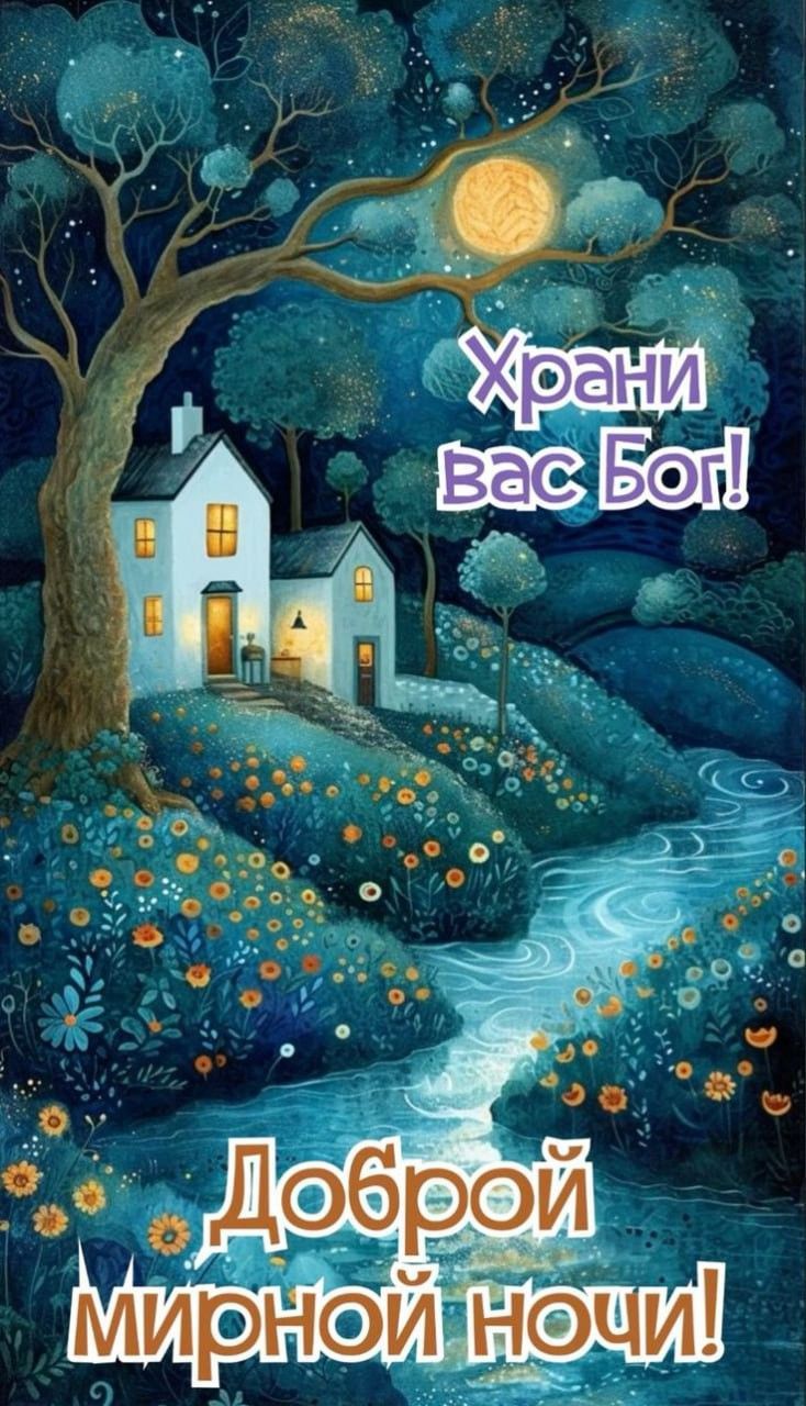 Храни вас Бог! Доброй мирной ночи!