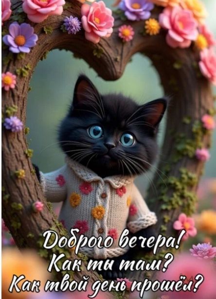 Доброgo вечера! Как ты там? Как твой день прошёл?