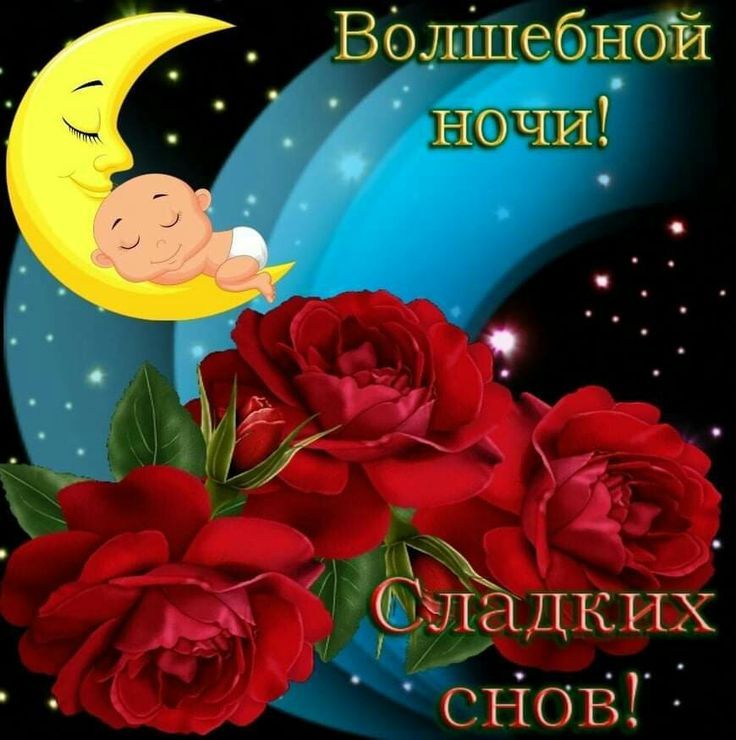 Волшебной ночи! Сладких снов!