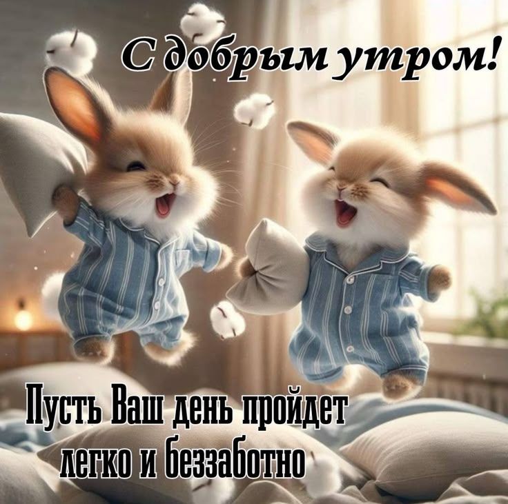 С добрым утром!
Пусть Ваш день пройдет легко и беззаботно